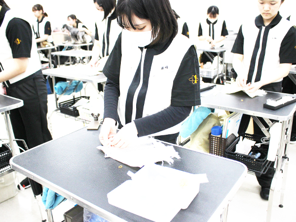 リボンを付ける基礎練習☆